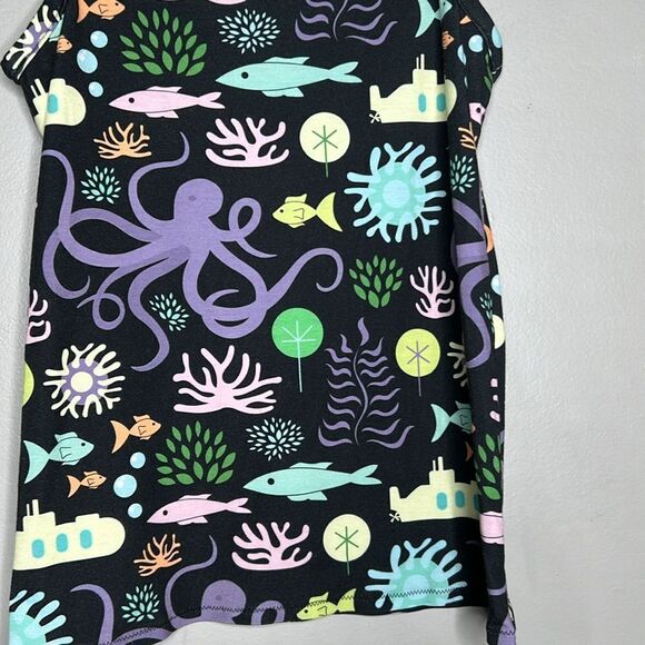 Underwater Beatles Yellow Submarine themed tank top, size 12 - Picture 4 of 6